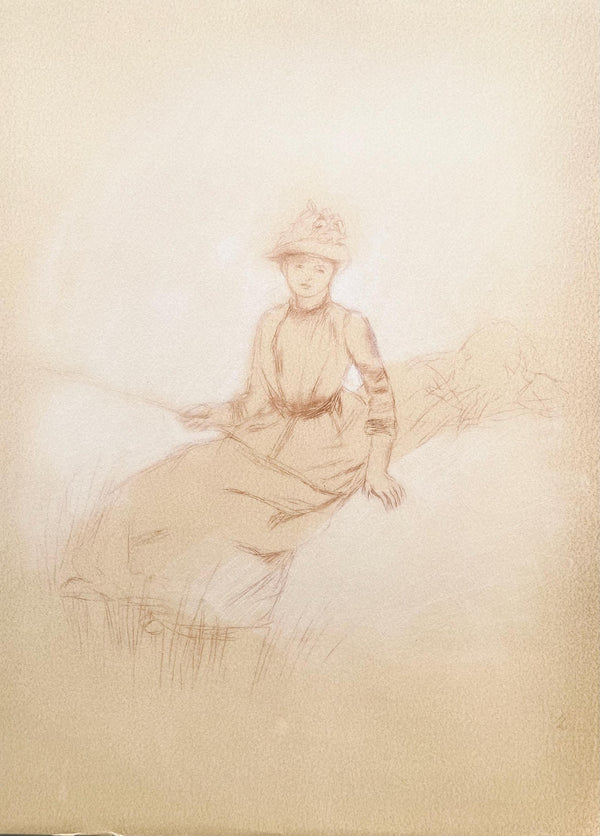 Pierre-Auguste Renoir, Composition, Seize Aquarelles et Sanguines de Renoir, Limited Edition Lithograph