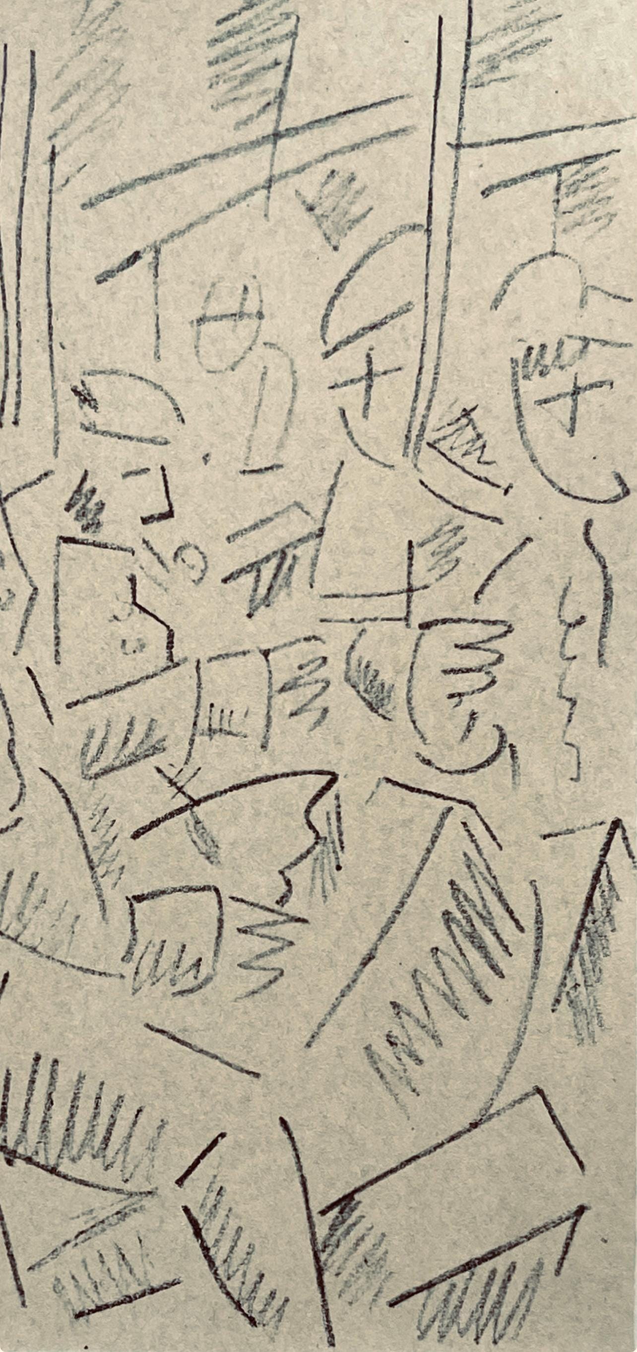 Fernand Léger, Dans l'Hôpital, Fernand Léger, Dessins de Guerre, Limited Edition Lithograph