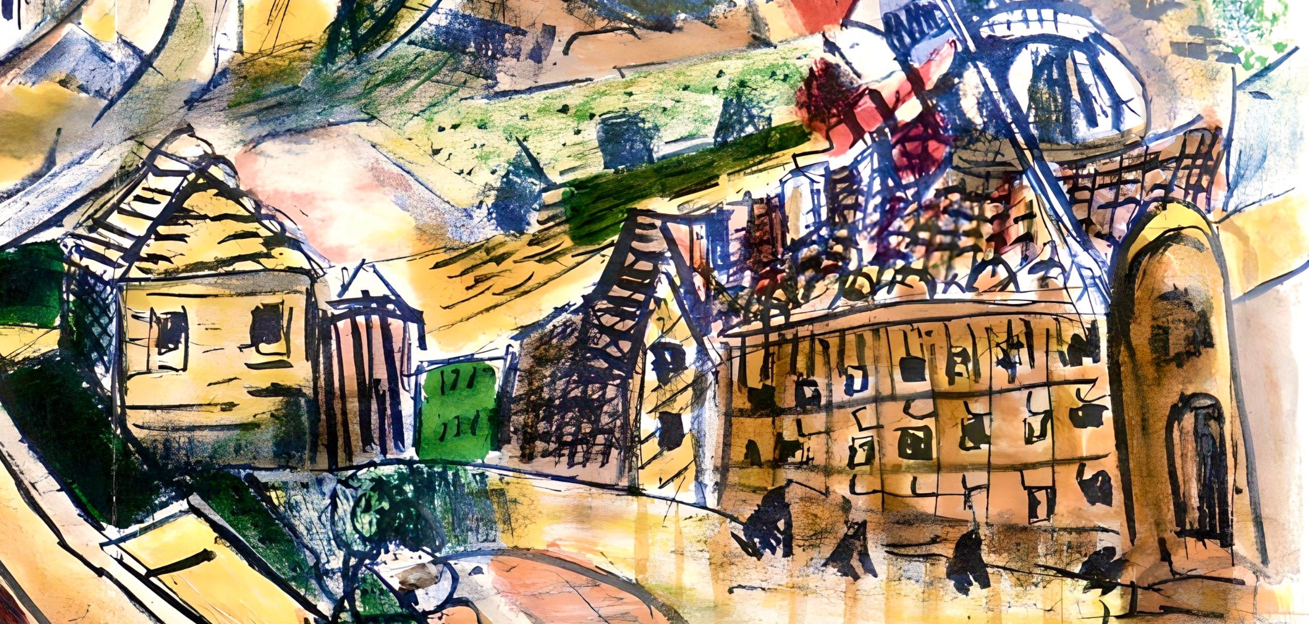 Michel Kikoïne, Les Invalides, Au Temps de Paris Seine, Limited Edition Lithograph