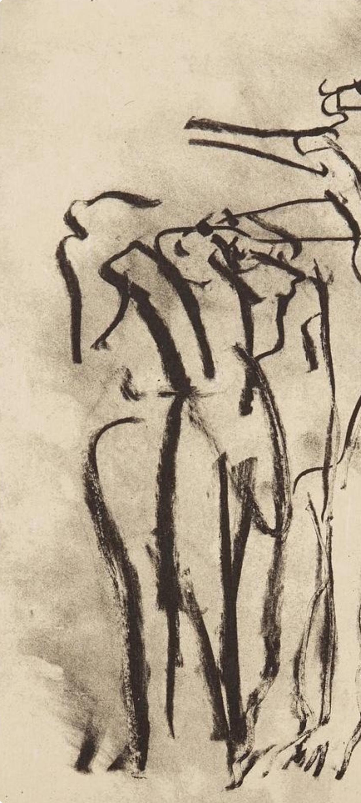 Willem de Kooning, Composition, Poems, Limited Edition Lithograph