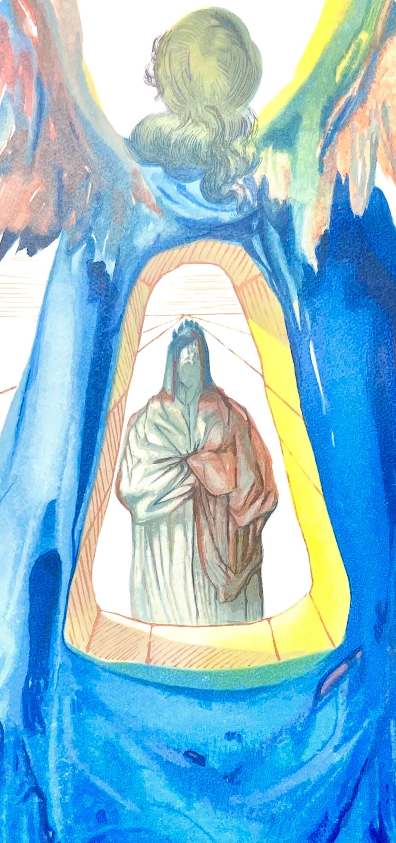 Salvador Dali, Fegefeuer XXXIII (Field 189-200; Michler/Löpsinger 1039-1138), Die Göttliche Komödie, Signed, Limited Edition Woodcut