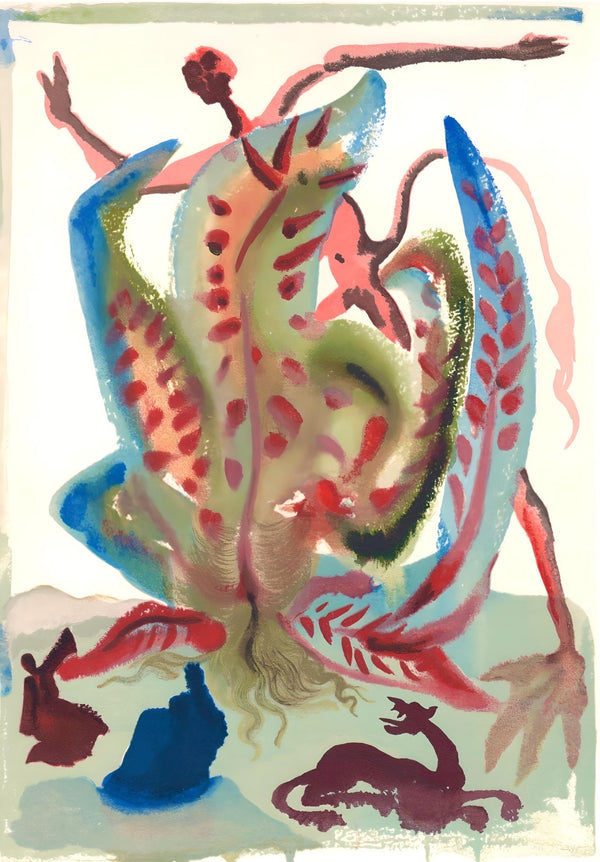 Salvador Dali, Greed (Michler/Löpsinger 1039-1138; Field 189-200), La Divine Comédie, Limited Edition Woodcut