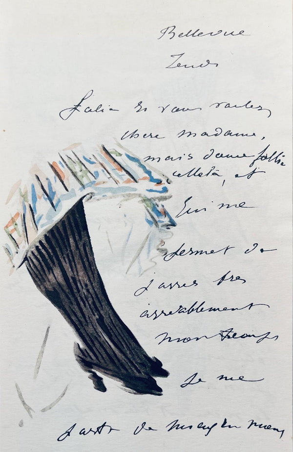 Édouard Manet, Composition, Édouard Manet, Letters with Aquarelles, Limited Edition Lithograph