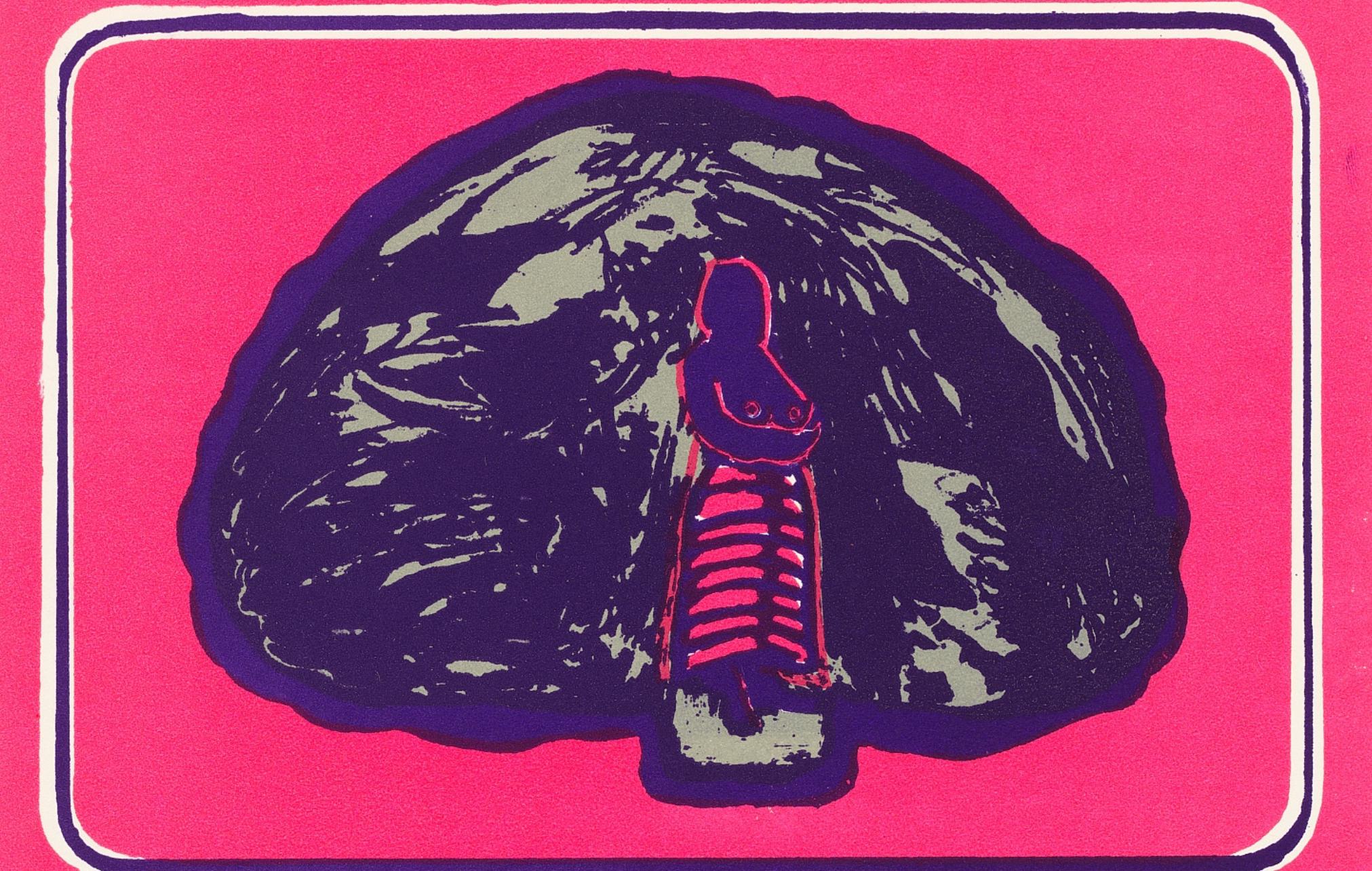 Larry Rivers, A Hut can be a Hairdo, Art in America, Limited Edition Lithograph