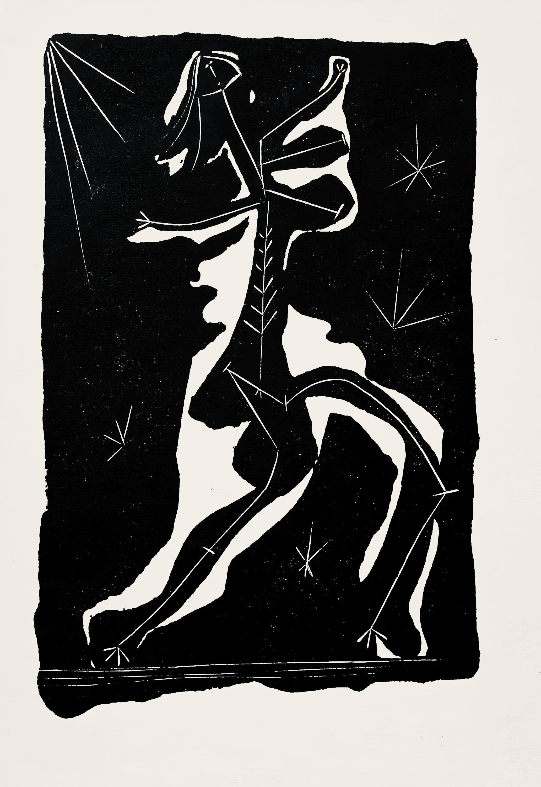 Pablo Picasso, Composition (Cramer 36; Bloch 360; Horodisch A6), Non Vouloir, Limited Edition Zincograph