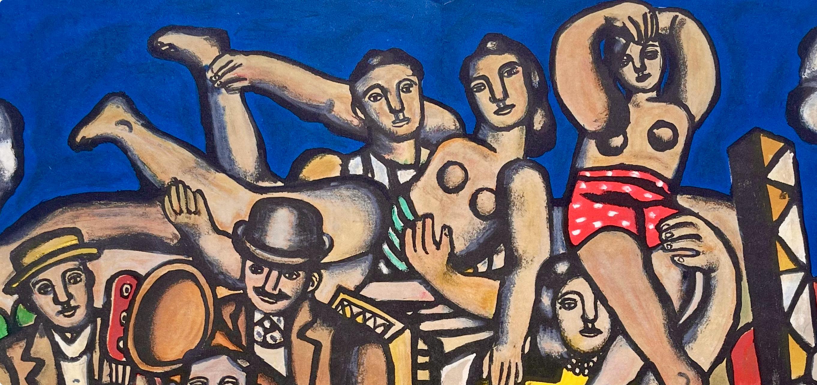 Fernand Léger, Composition, Derrière le miroir, Limited Edition Lithograph