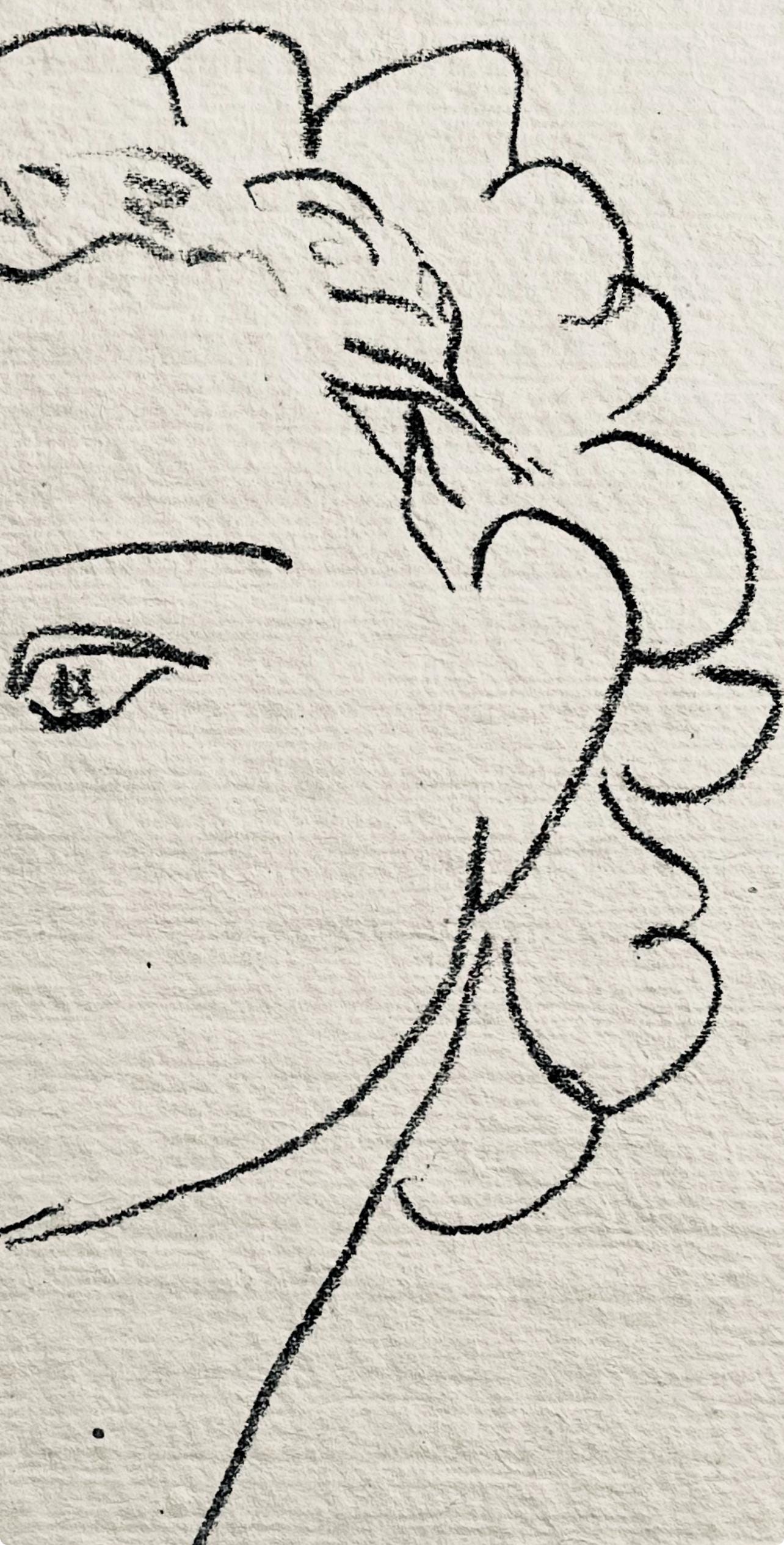Henri Matisse, Lithographie V (Duthuit 20), Repli, Gravures de Henri Matisse, Limited Edition Lithograph