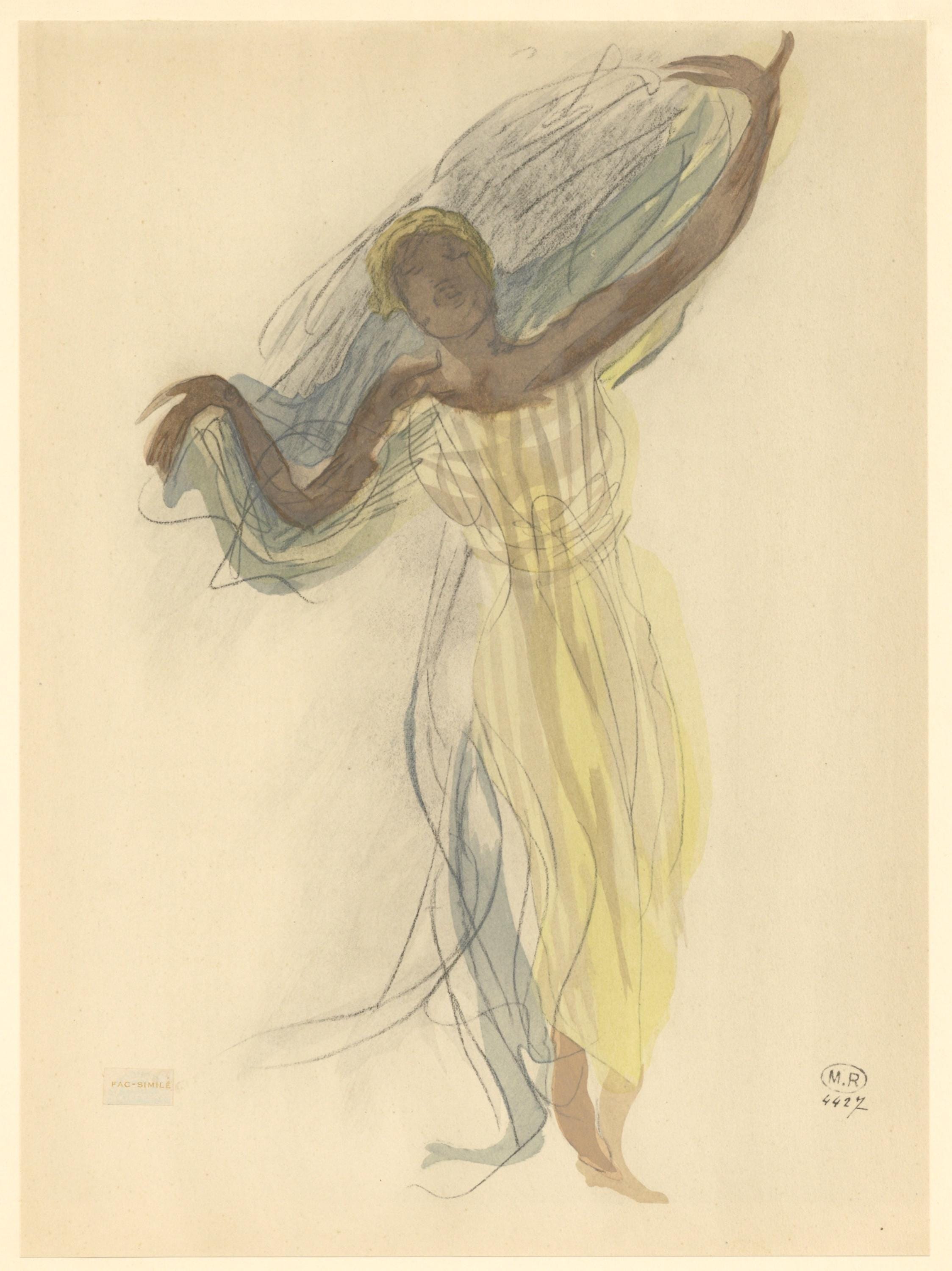Auguste Rodin, Composition, La Varende, Rodin, Limited Edition Lithograph