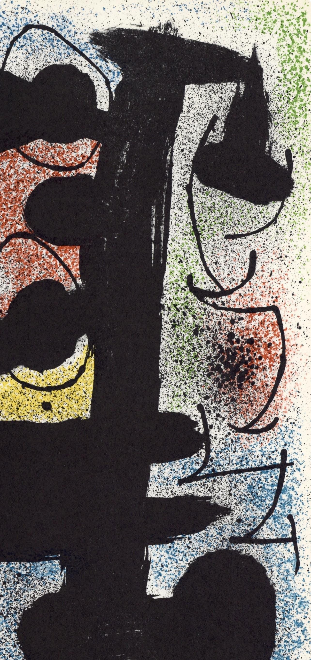 Joan Miró, Composition (Cramer 112; Mourlot 439-442), Derrière le miroir, Limited Edition Lithograph