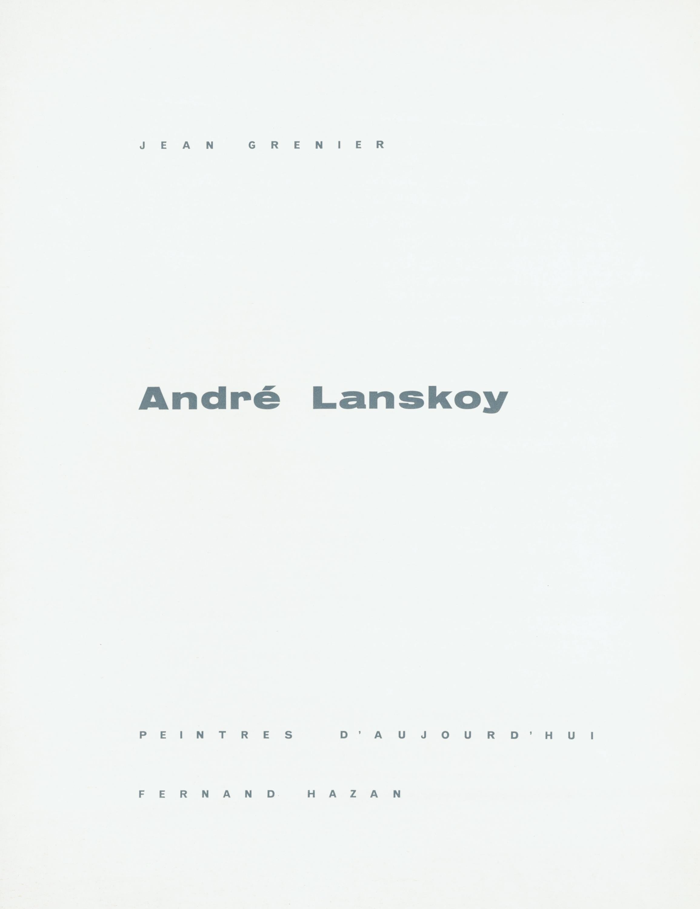 André Lanskoy, Composition, André Lanskoy, Peintres d'aujourd'hui, Limited Edition Lithograph