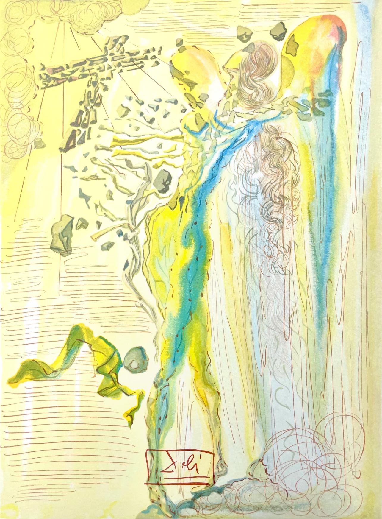 Salvador Dali, Paradies XII (Field 189-200; Michler/Löpsinger 1039-1138), Die Göttliche Komödie, Signed, Limited Edition Woodcut