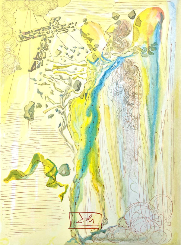 Salvador Dali, Paradies XII (Field 189-200; Michler/Löpsinger 1039-1138), Die Göttliche Komödie, Signed, Limited Edition Woodcut