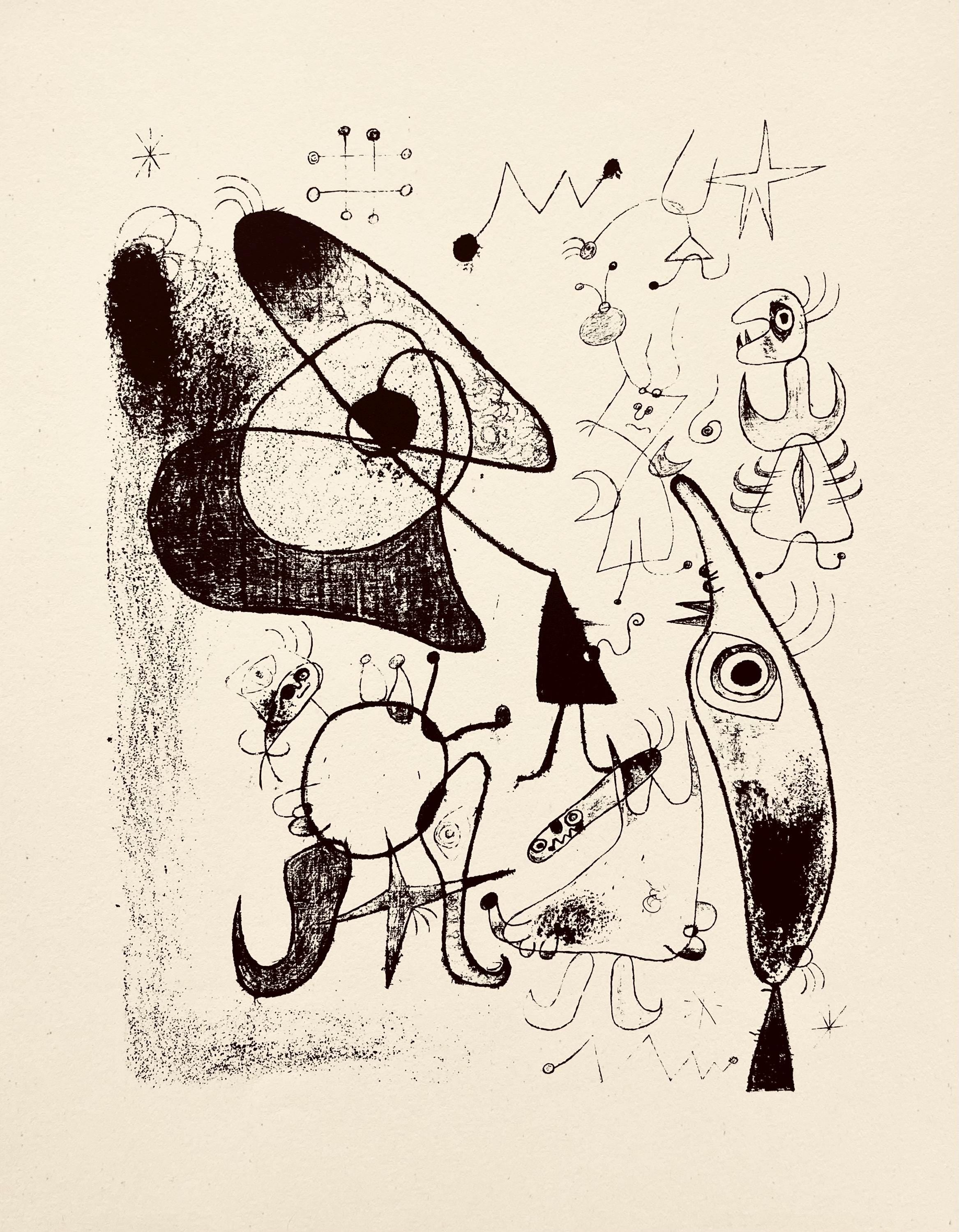 Joan Miró, Composition, The Prints of Joan Miro, Limited Edition Etching