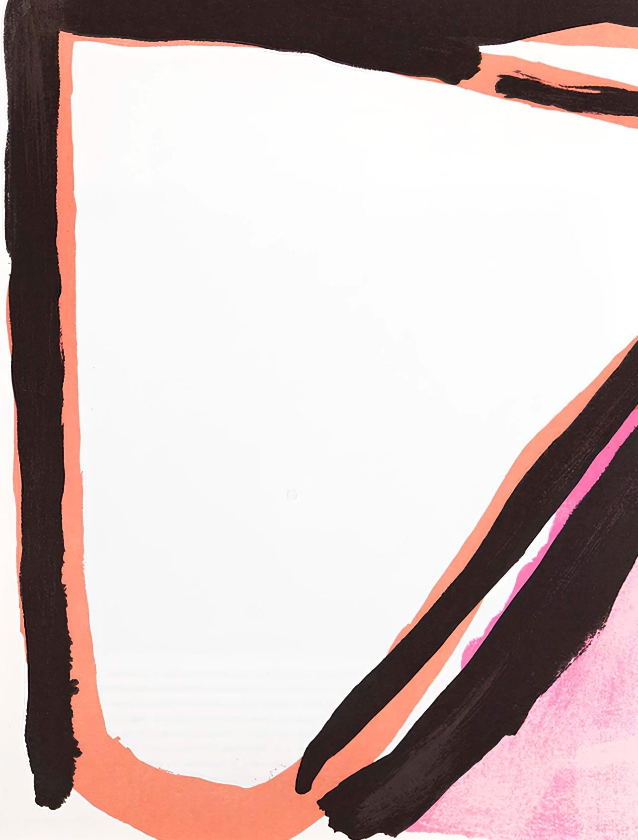 Geer Van Velde, Composition, Derrière le miroir, Limited Edition Lithograph