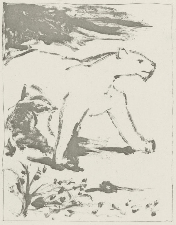 Pablo Picasso, La Lionne, Histoire naturelle, Limited Edition Lithograph