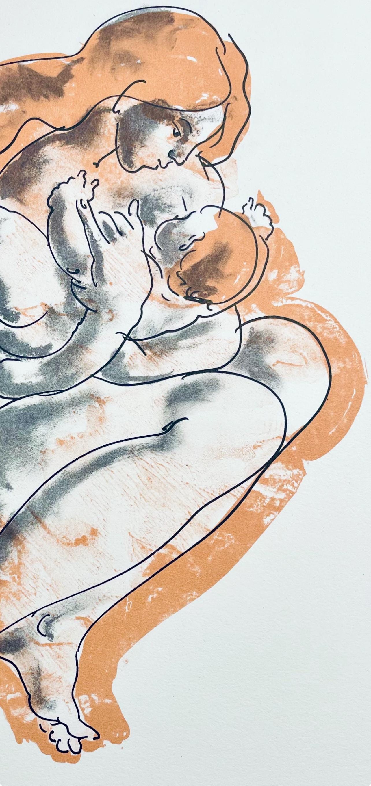 Hans Erni, Composition, Réflexions Simples Sur Le Corps, Limited Edition Lithograph