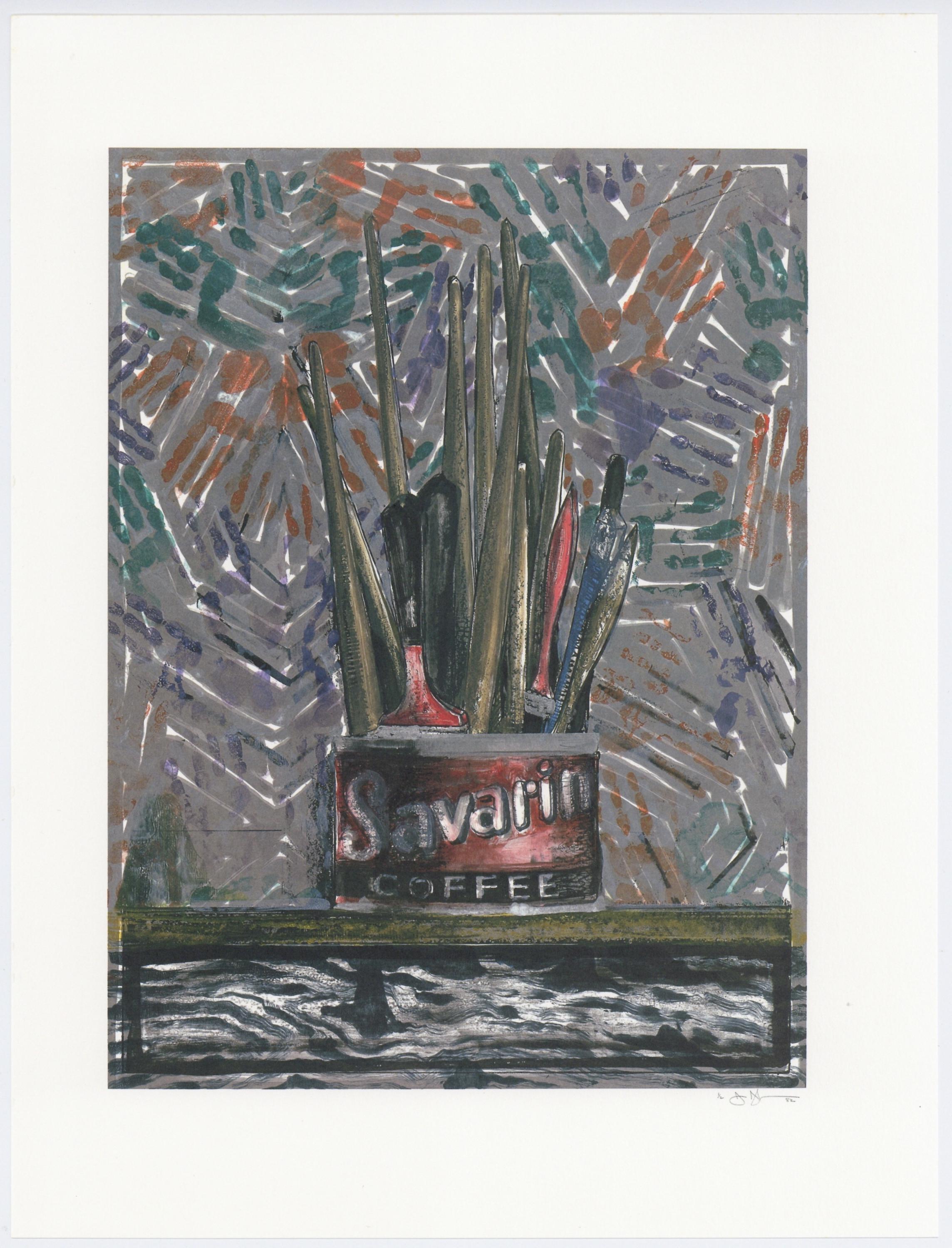 Jasper Johns, Composition, Jasper Johns, 17 Monotypes, Limited Edition Héliogravure
