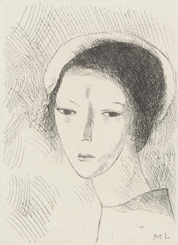 Marie Laurencin, Tête de jeune fille (Marchesseau 250), Du cubisme, Limited Edition Etching