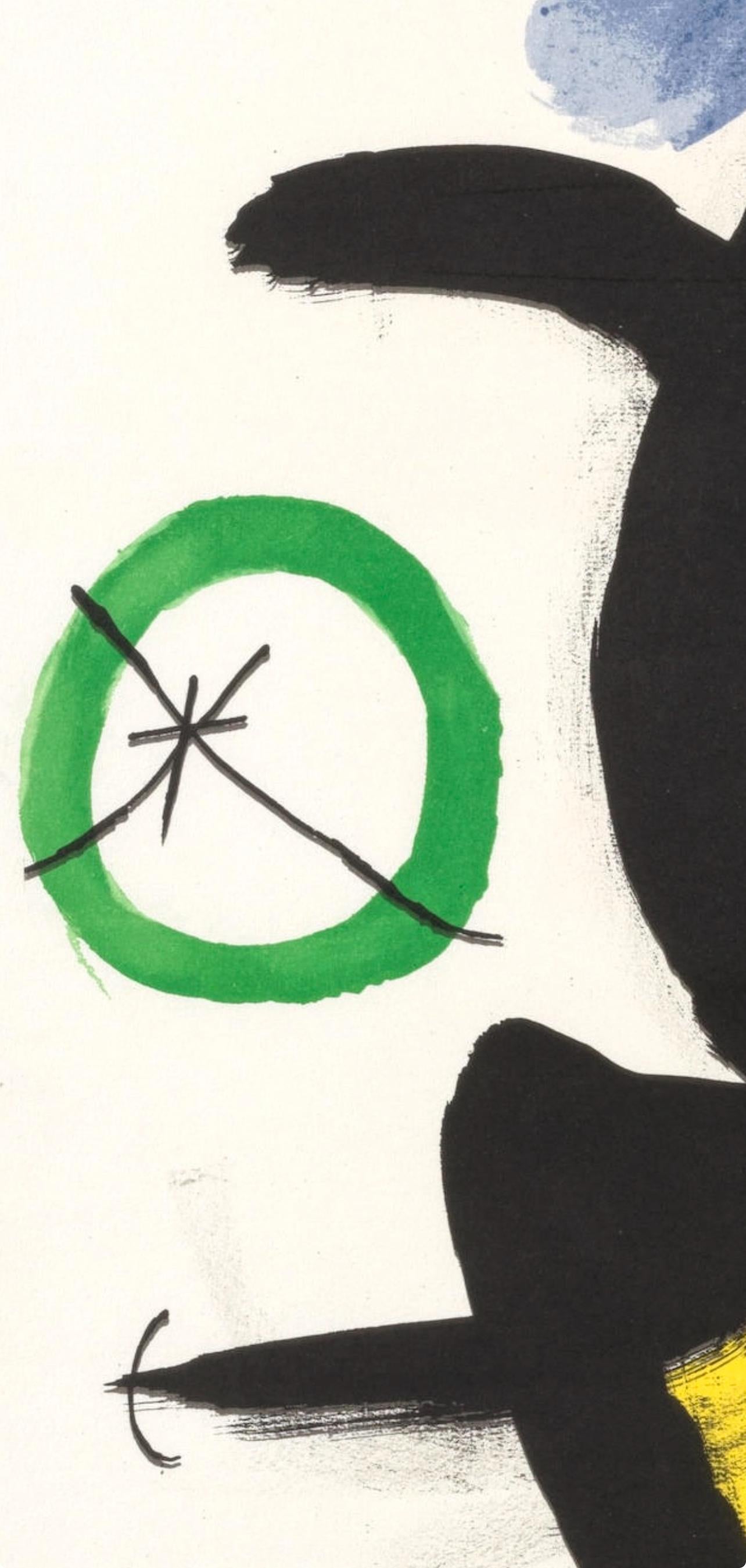 Joan Miró, Composition (Mourlot 686), El tapís de Tarragona, Limited Edition Lithograph