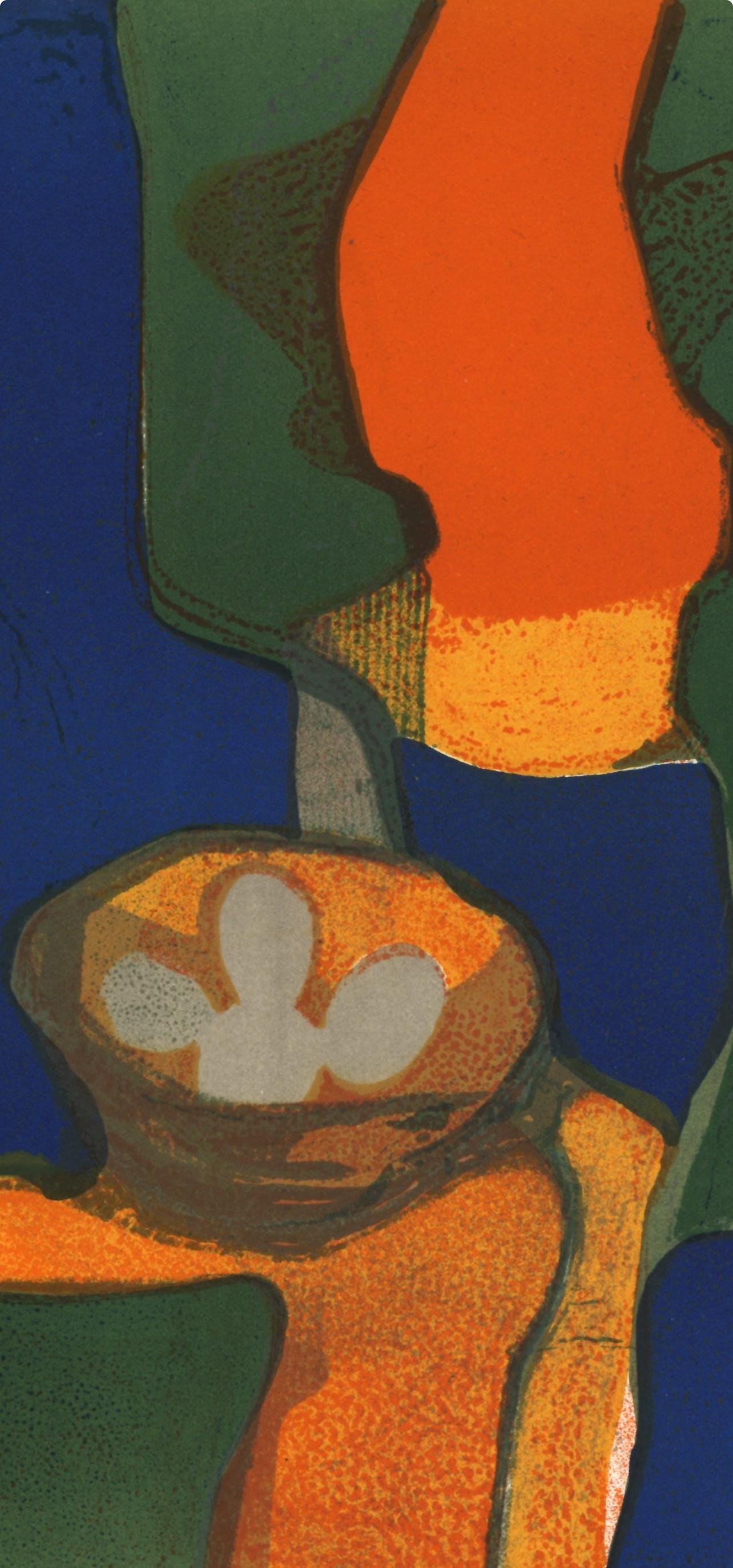 André Minaux, Composition, L'Odyssée, Limited Edition Lithograph