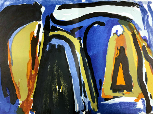 Geer Van Velde, Composition, Derrière le miroir, Limited Edition Lithograph