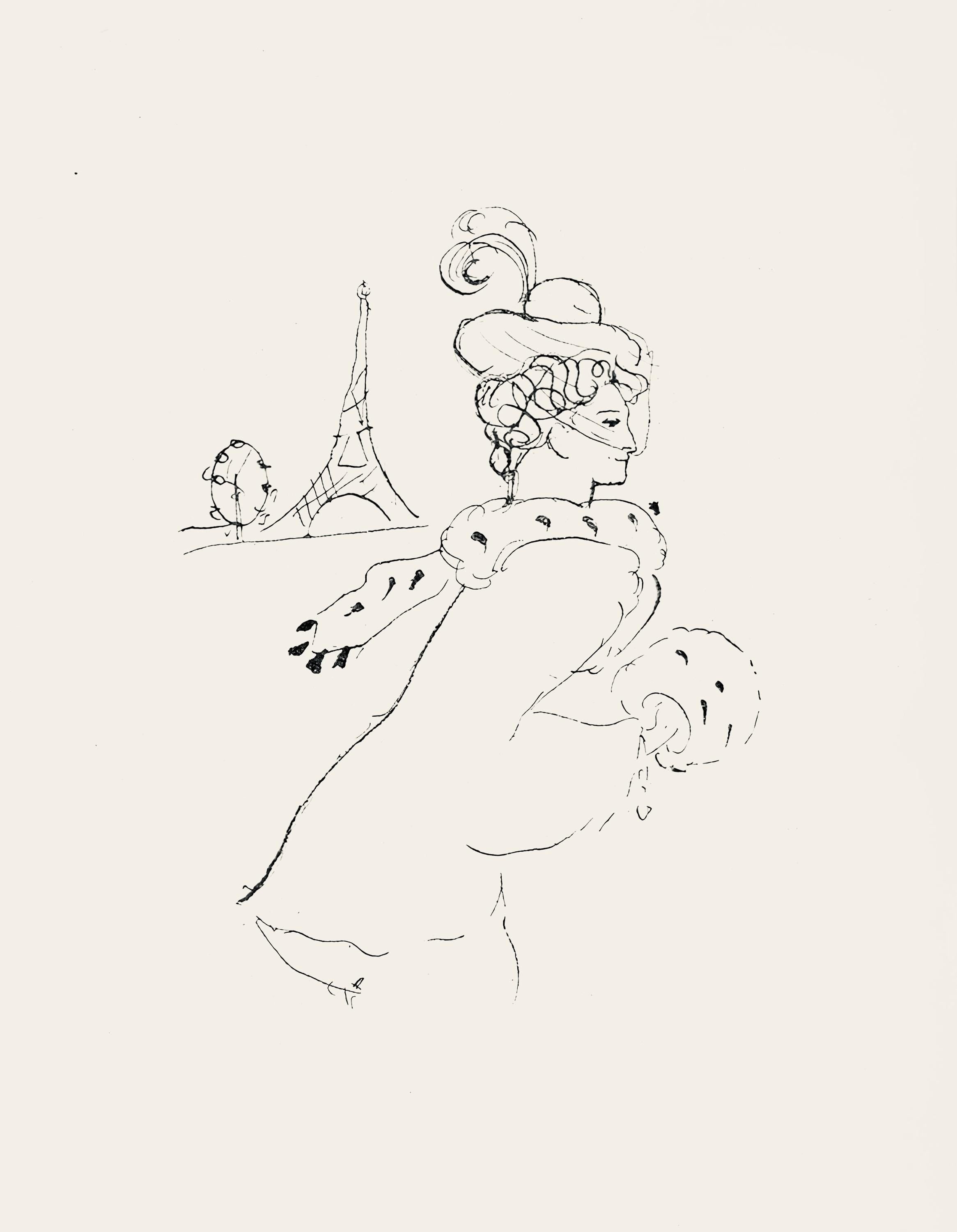 Pablo Picasso, Composition (Hodorisch B2), Le manuscrit trouvé dans un chapeau, Limited Edition Lithograph