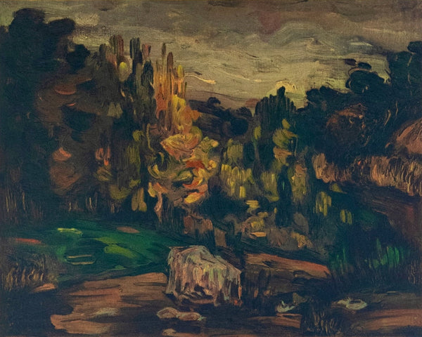 Paul Cézanne, Paysage à Aix, Les Réalistes Lyriques, Collection Pierre Lévy, Limited Edition Lithograph