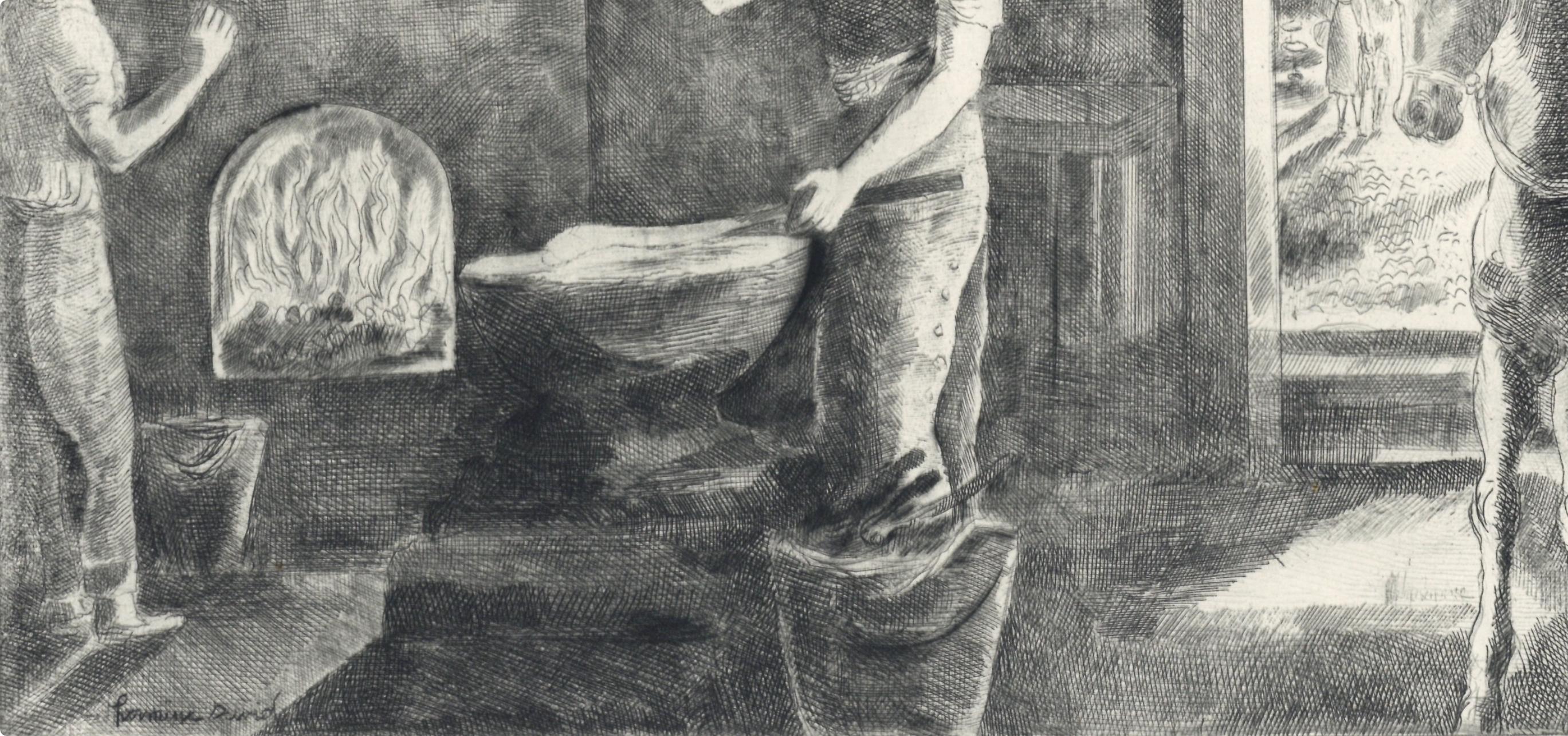 Hermine David, Composition, Alternance, Limited Edition Etching