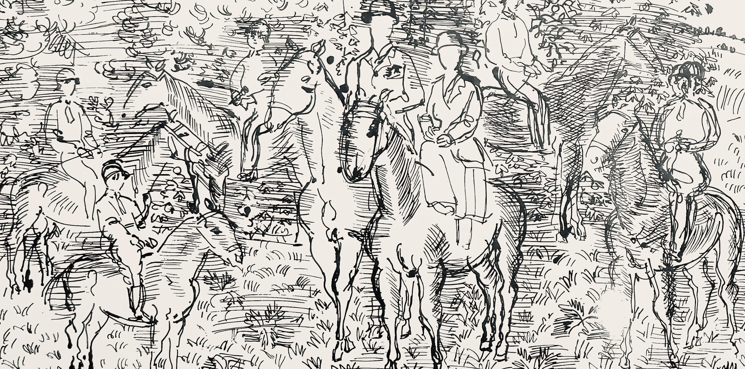 Raoul Dufy, Dessin, Lettre à mon peintre Raoul Dufy, Limited Edition Lithograph