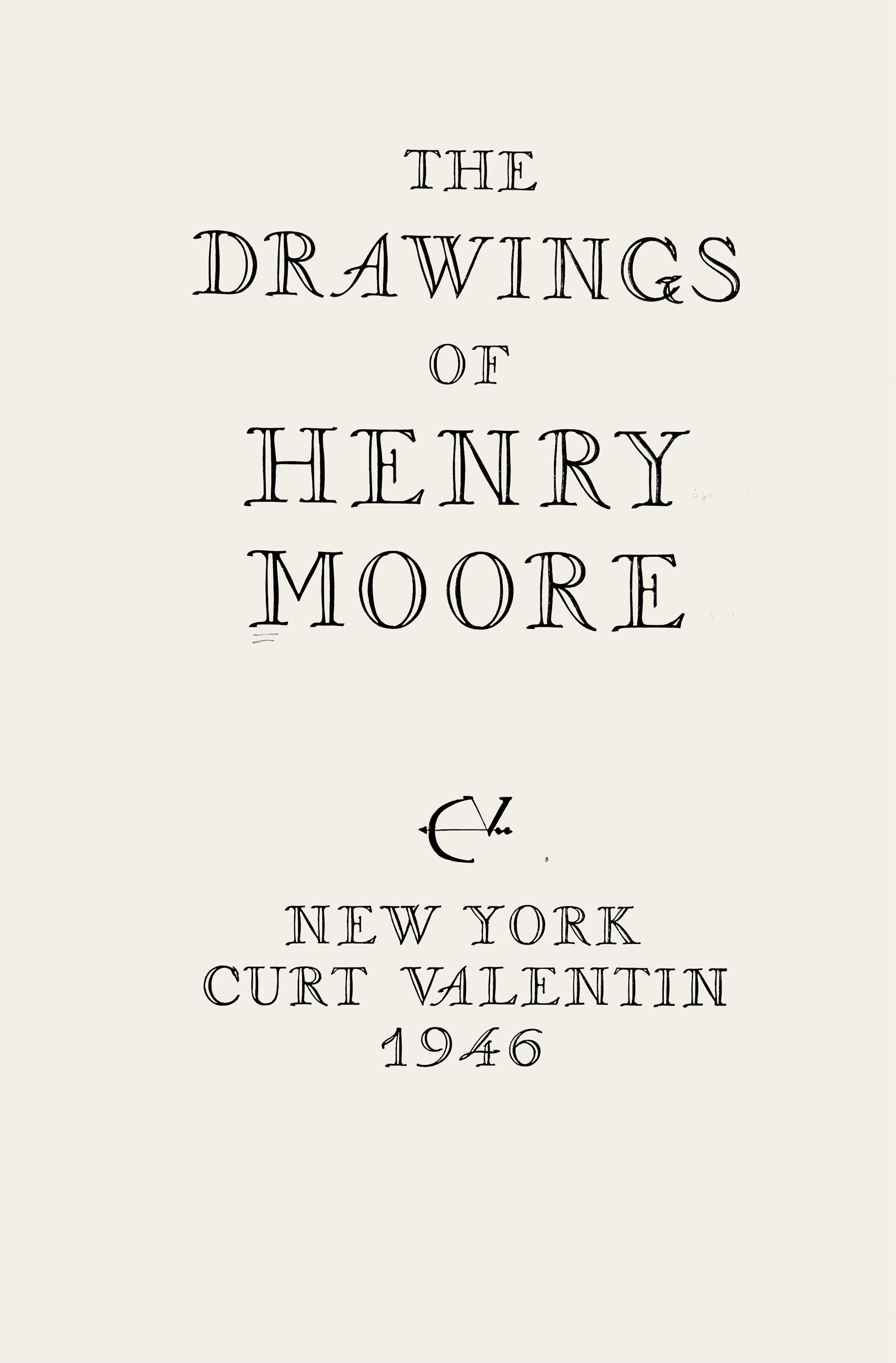 Henry Moore, Study for Northampton Madonna, The Drawings of Henry Moore, Limited Edition Lithograph