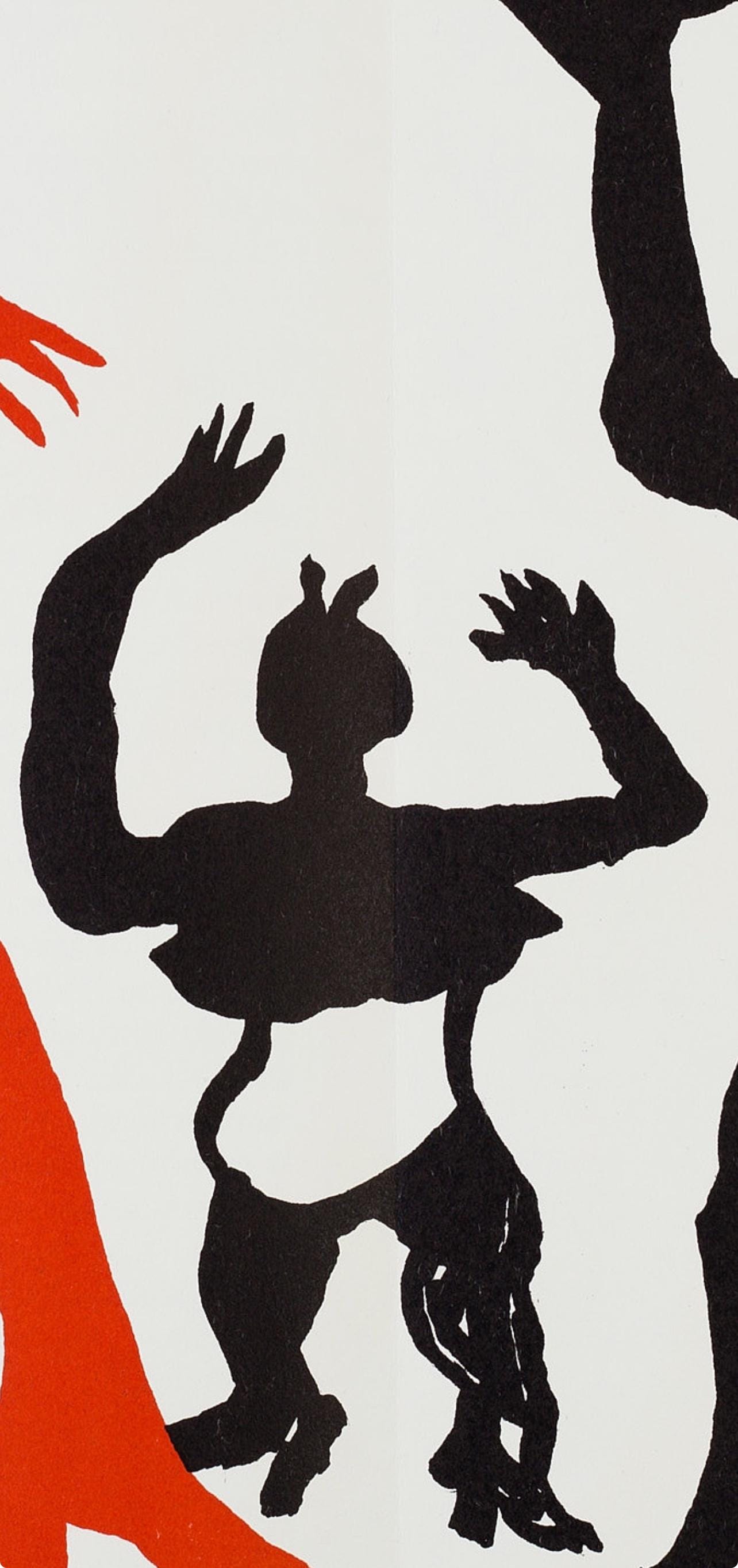 Alexander Calder, Composition, Derrière le miroir, Limited Edition Lithograph