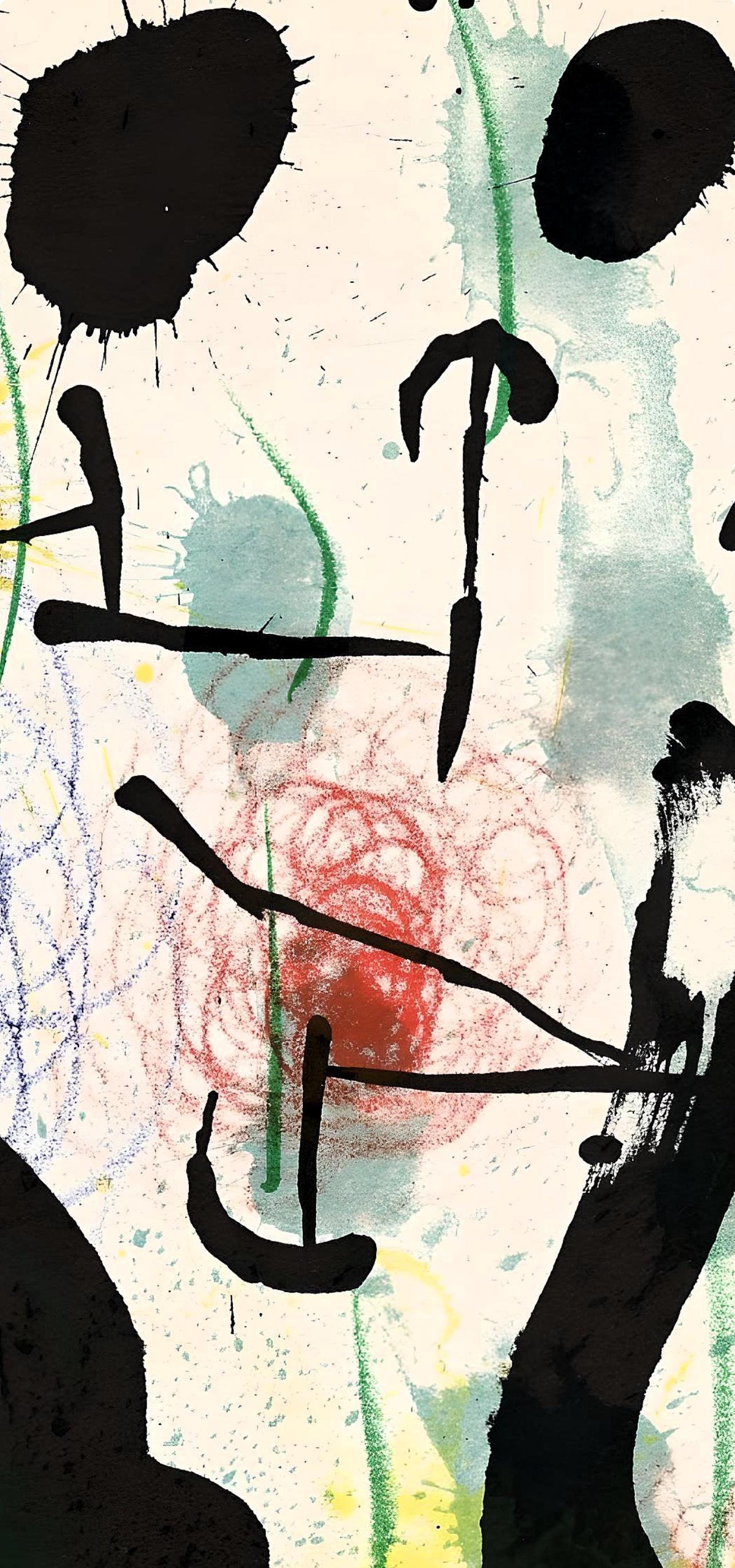 Joan Miró, Composition (Mourlot 551; Cramer 118), Derrière le miroir, Limited Edition Lithograph