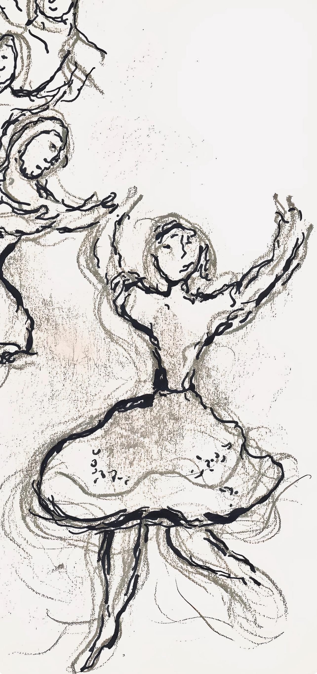 Marc Chagall, Composition (Cramer 61), Le Plafond de l'Opéra de Paris, Limited Edition Lithograph