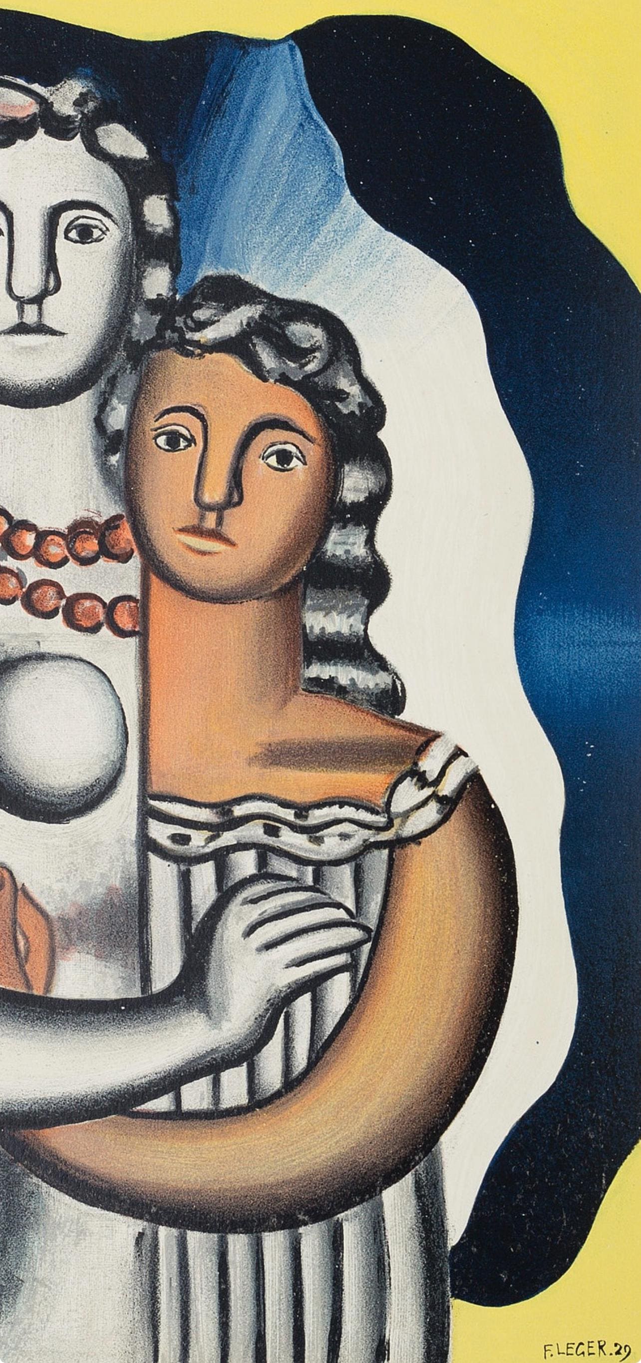 Fernand Léger, Composition, Derrière le miroir, Limited Edition Lithograph