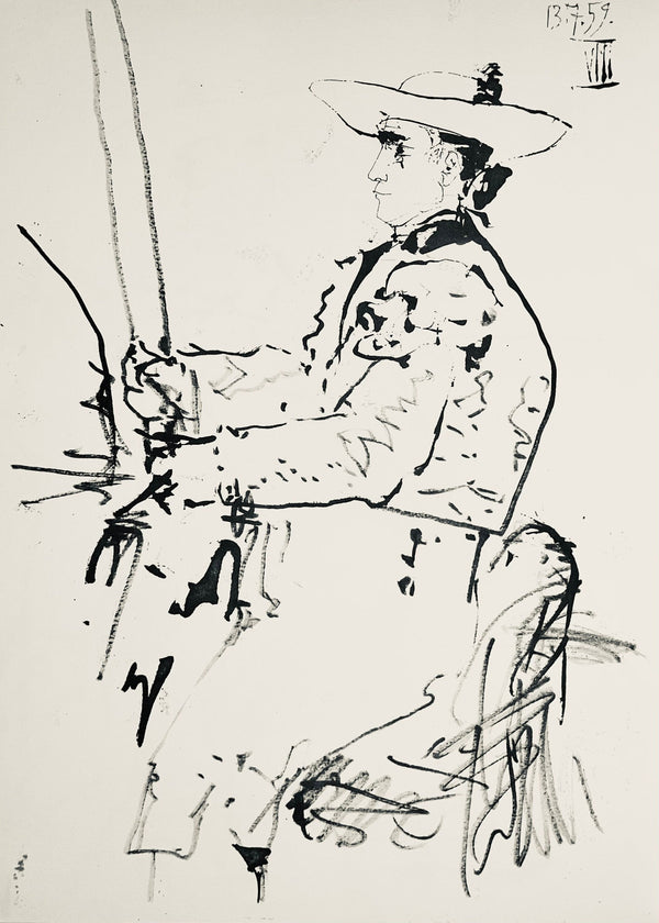 Pablo Picasso, Composition (Bloch 1276; Czwiklitzer 23), Toros y Toreros, Limited Edition Lithograph