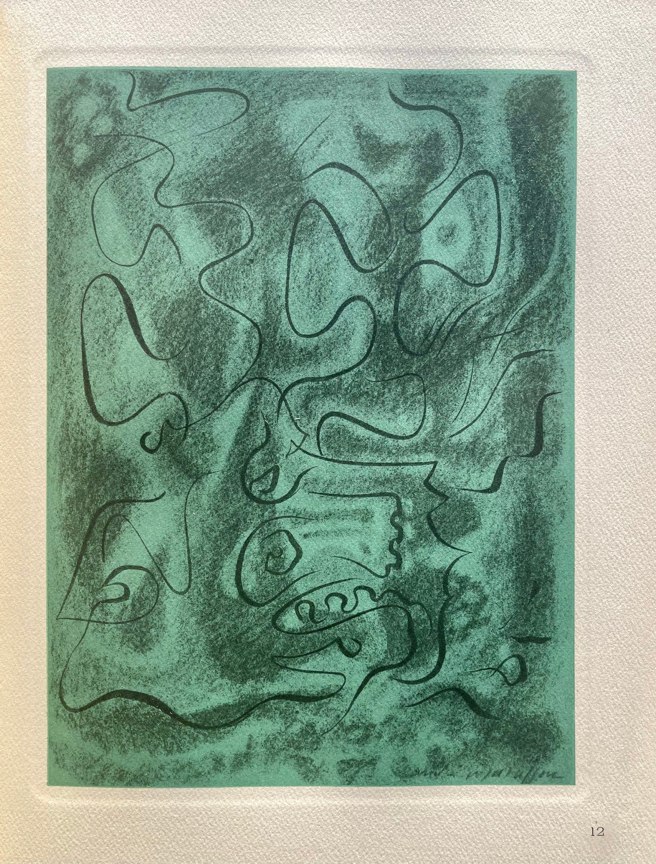 André Masson, Crâne d'élan dans la forêt, Masson Dessins, Limited Edition Lithograph