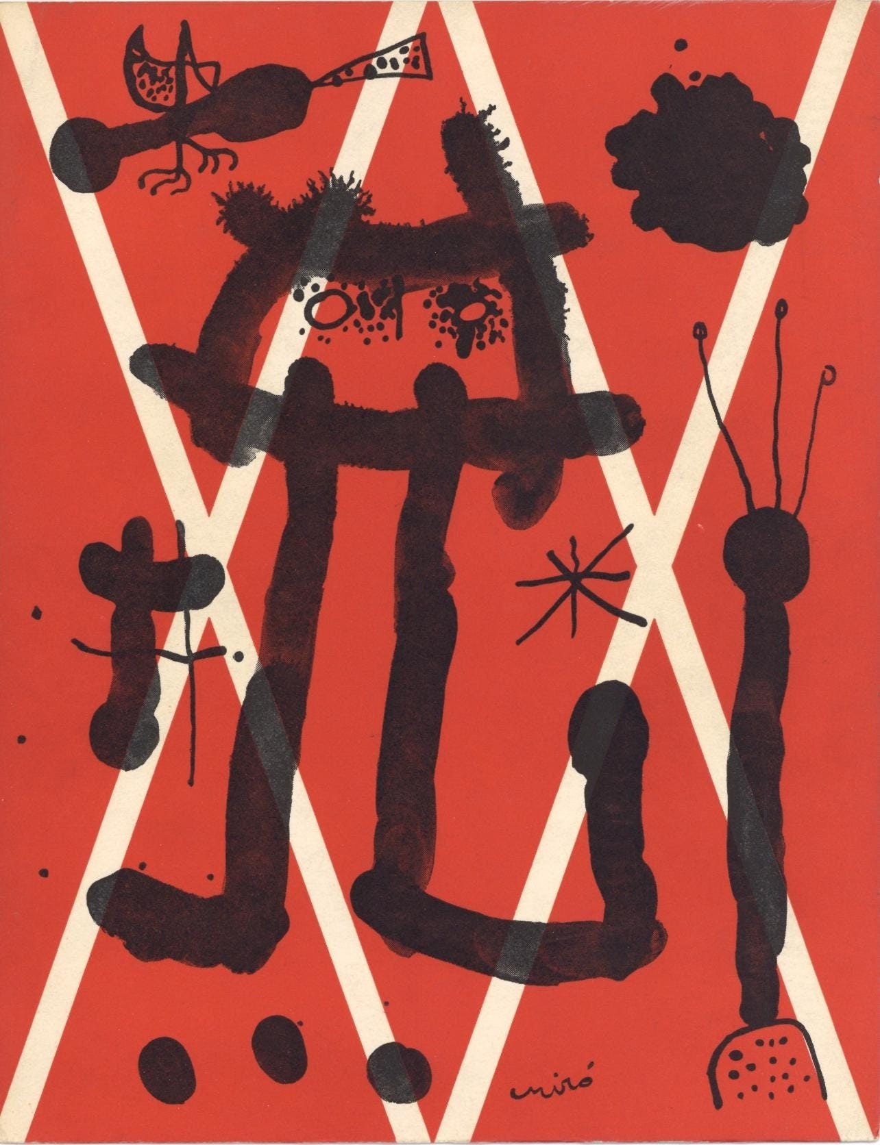 Joan Miró, Composition, XXe siècle, Limited Edition Lithograph