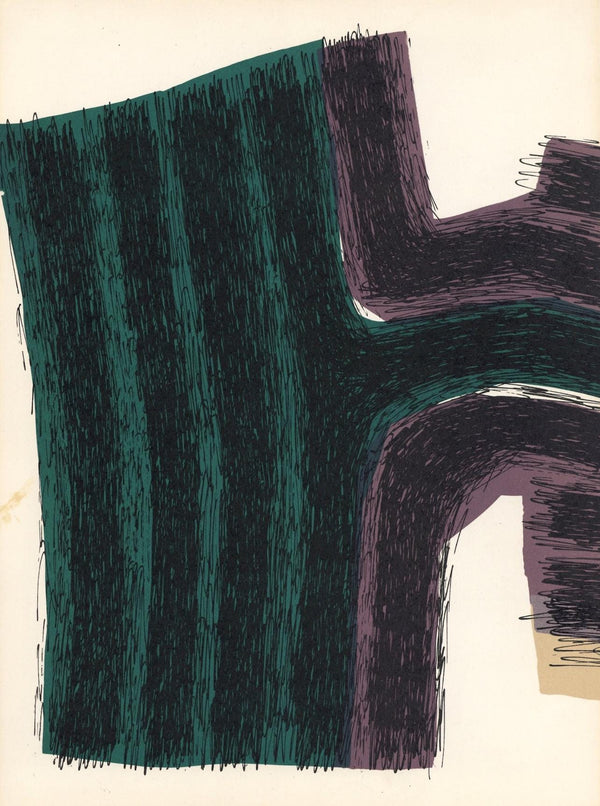 Raoul Ubac, Composition, Derrière le miroir, Limited Edition Lithograph