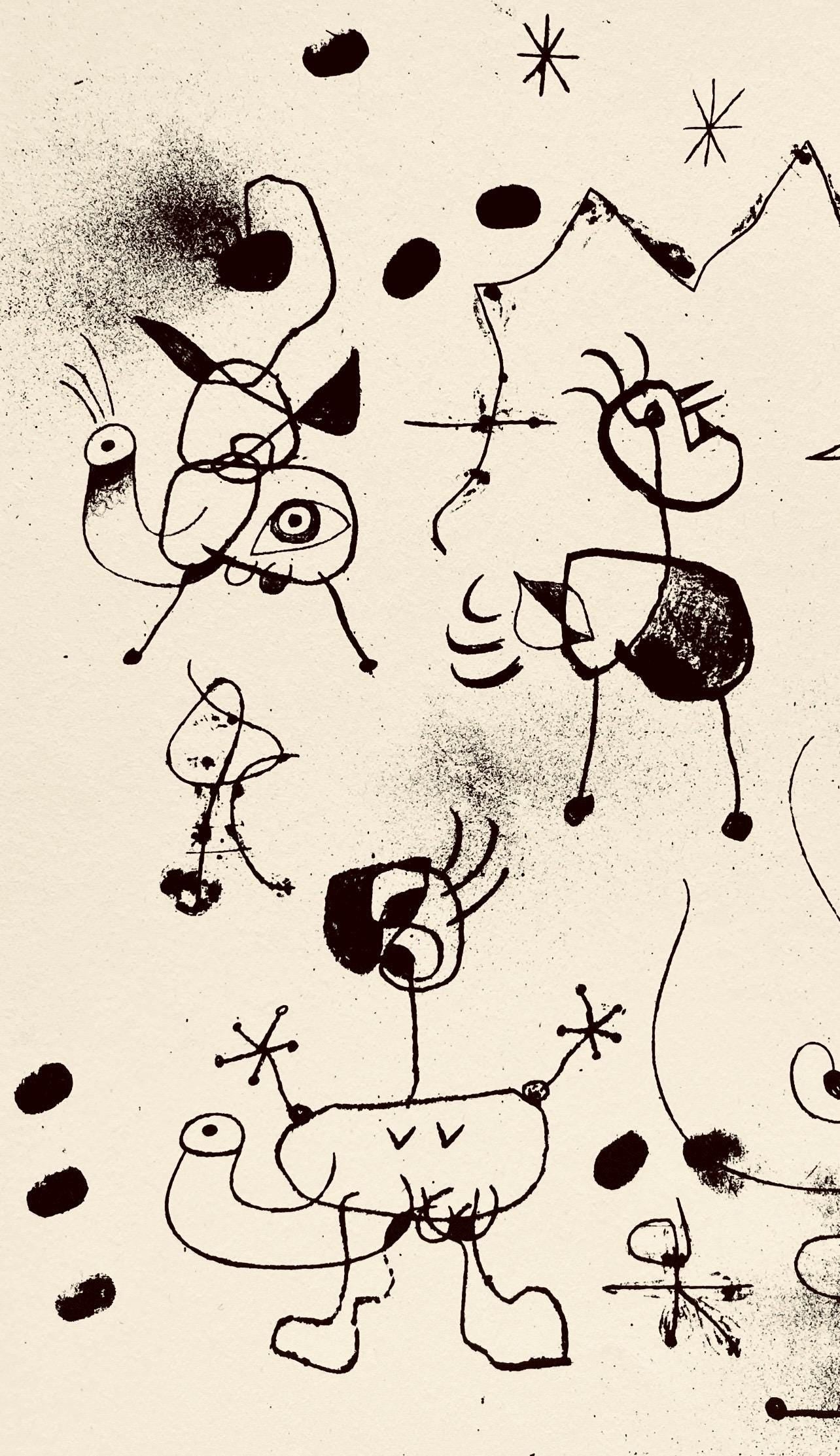 Joan Miró, Composition, The Prints of Joan Miro, Limited Edition Etching