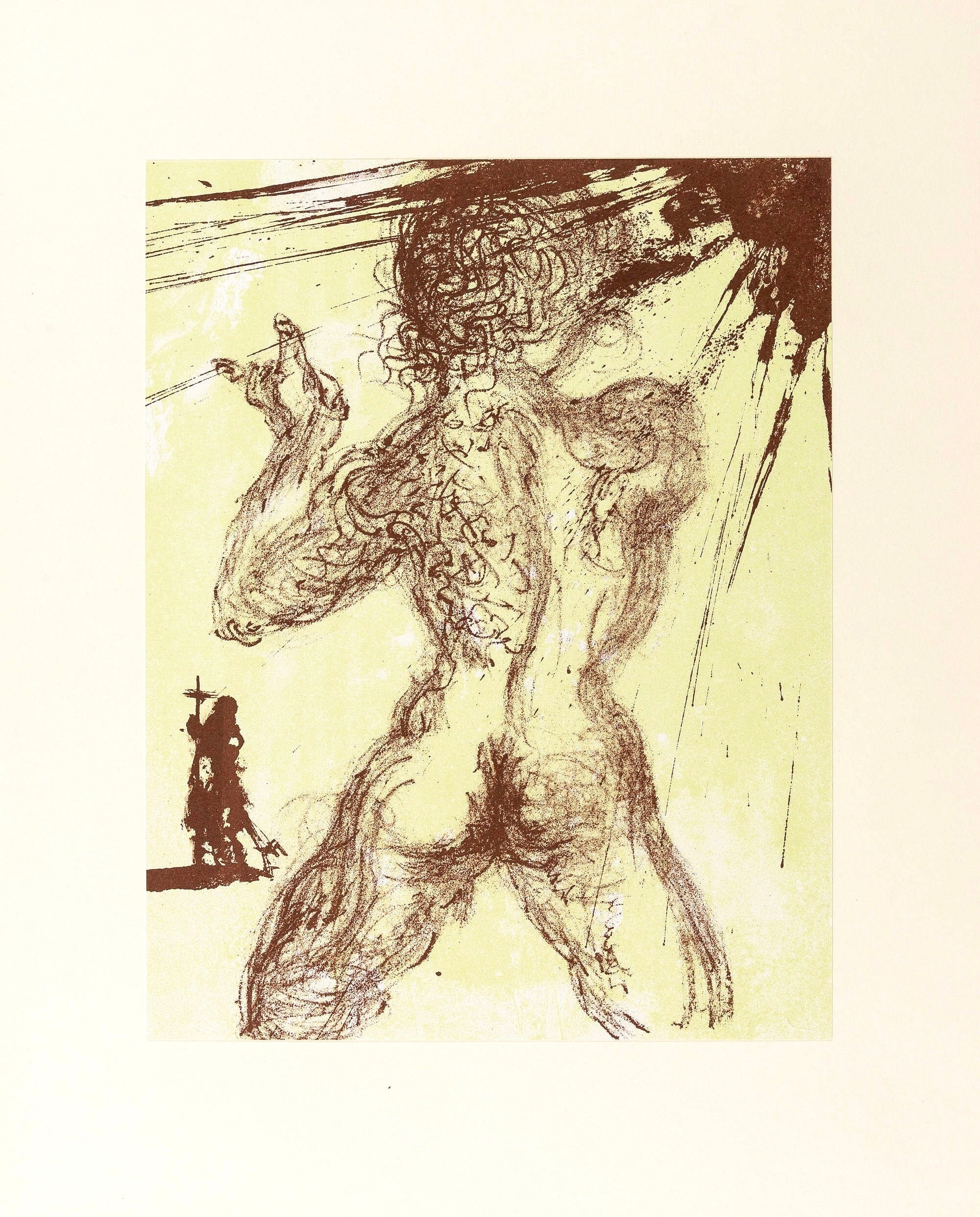 Salvador Dali, Composition (M/Löpsinger 1175; Field 67-2), Hommage a Meissonier, Limited Edition Lithograph