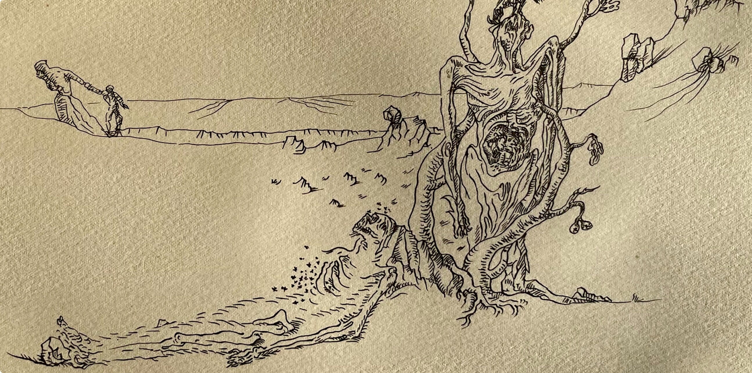 André Masson, Le figuier desséché, Masson Dessins, Limited Edition Lithograph