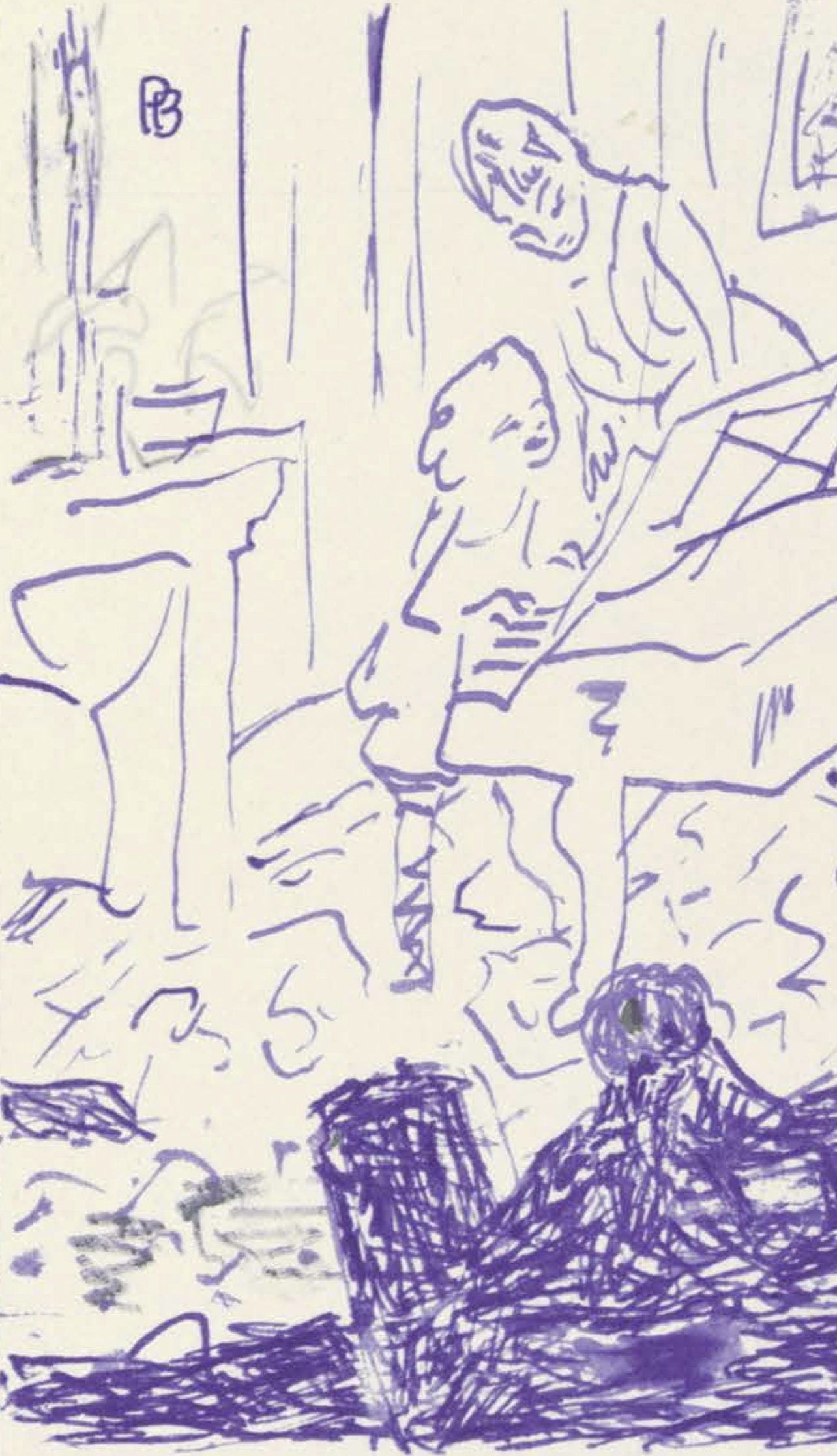 Pierre Bonnard, Composition (Terrasse 54), Pierre Bonnard Correspondences, Limited Edition Lithograph