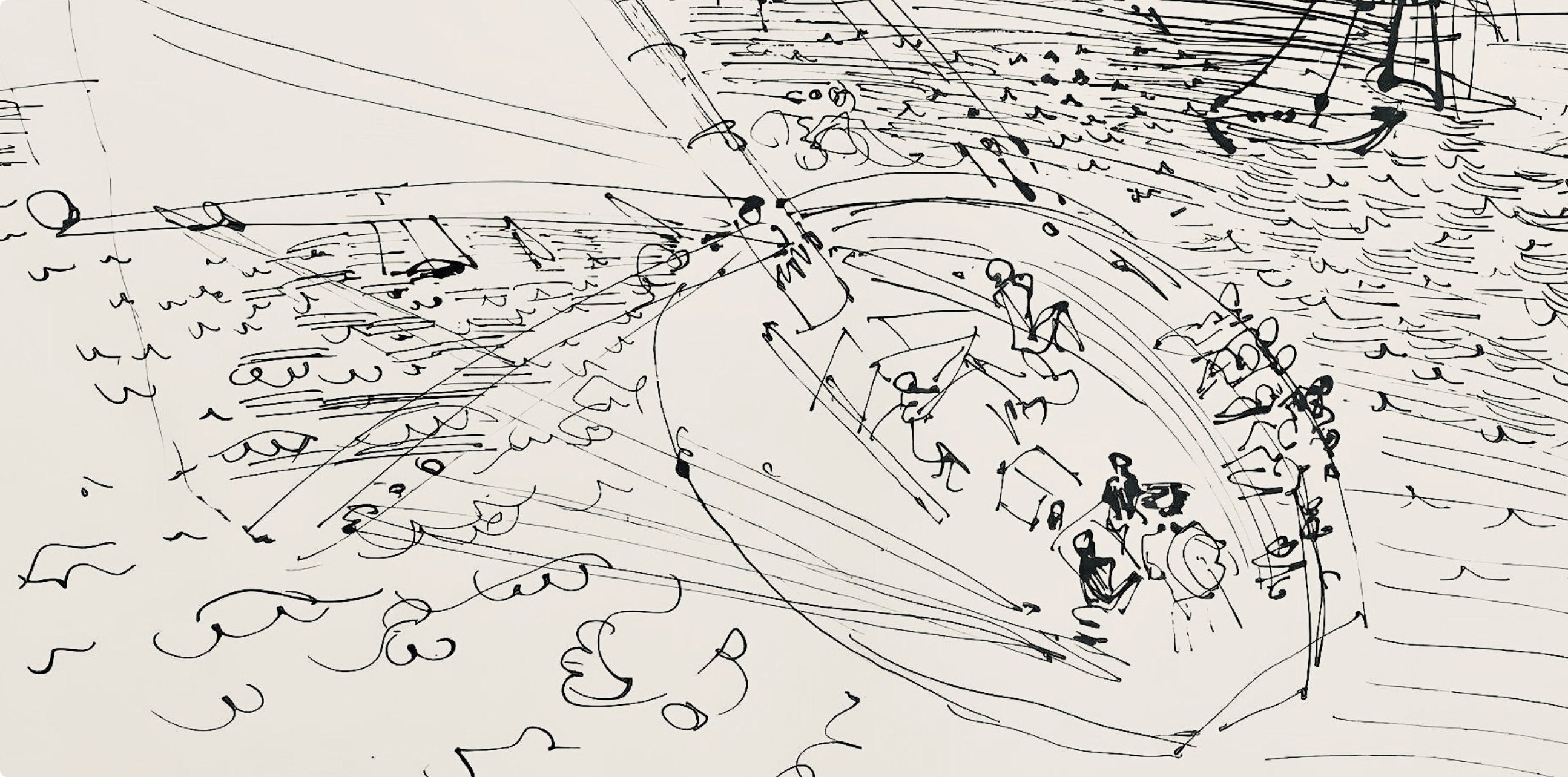 Raoul Dufy, Composition, Les Côtes Normandes, Limited Edition Lithograph