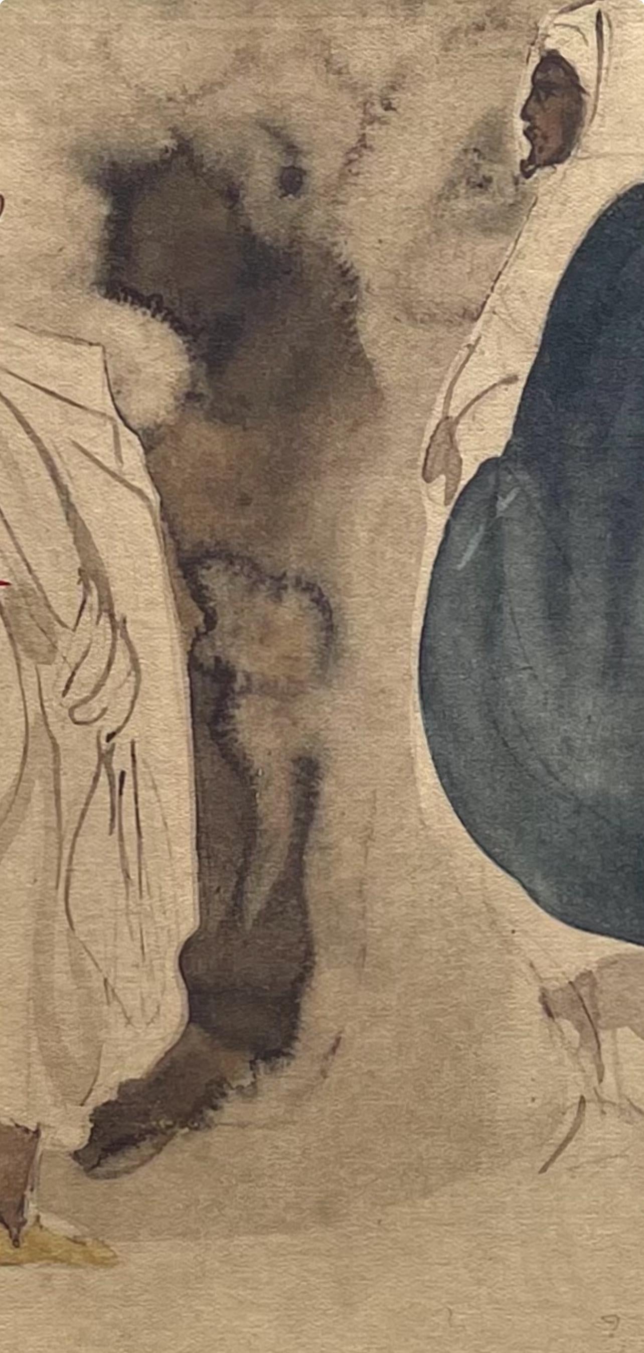 Eugène Delacroix, Composition, Trente et un Dessins et Aquarelles du Maroc, Limited Edition Lithograph