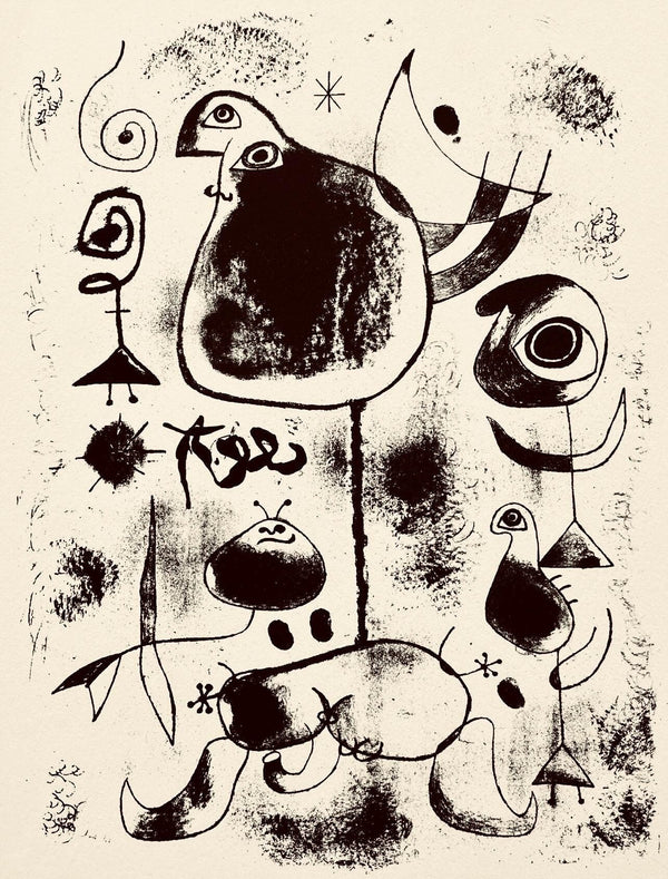 Joan Miró, Composition, The Prints of Joan Miro, Limited Edition Etching