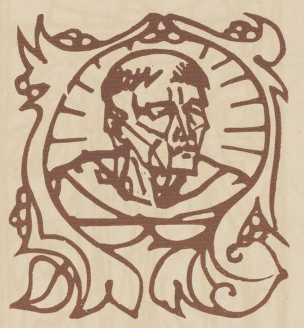 Émile Bernard, Composition (Morane, No. 100), Les Petites Fleurs de St. Françoise, Limited Edition Woodcut