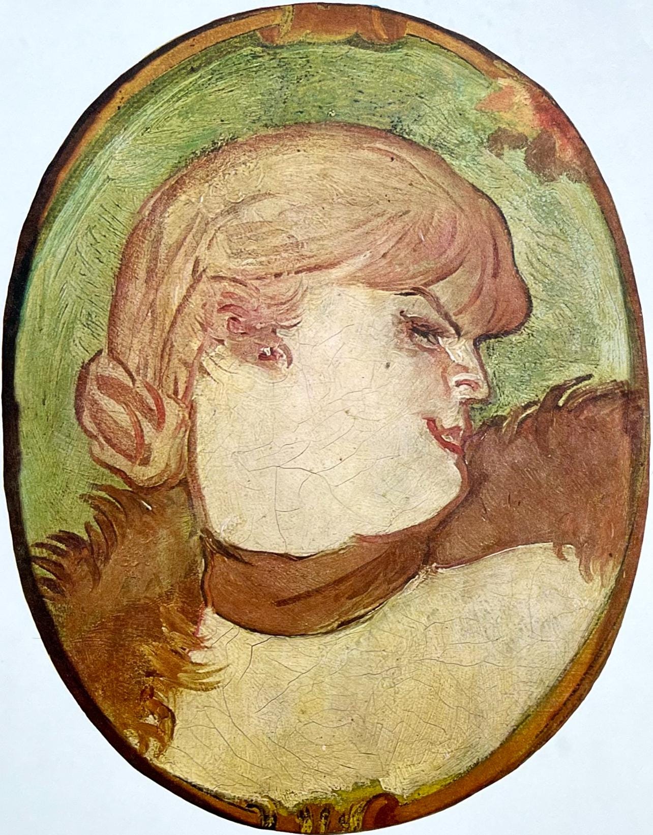 Henri de Toulouse-Lautrec, Composition, Derrière le miroir, Limited Edition Lithograph