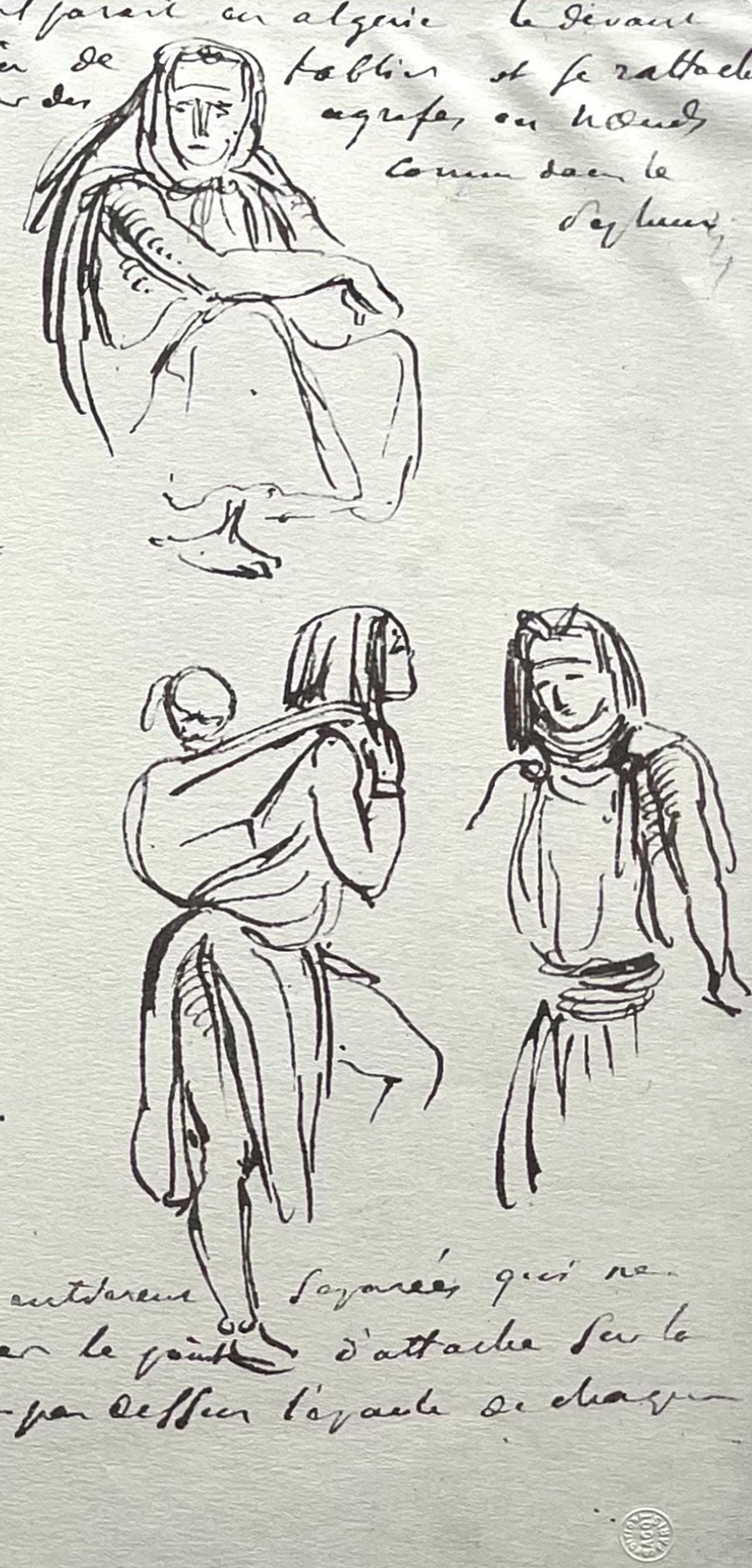 Eugène Delacroix, Composition, Trente et un Dessins et Aquarelles du Maroc, Limited Edition Lithograph