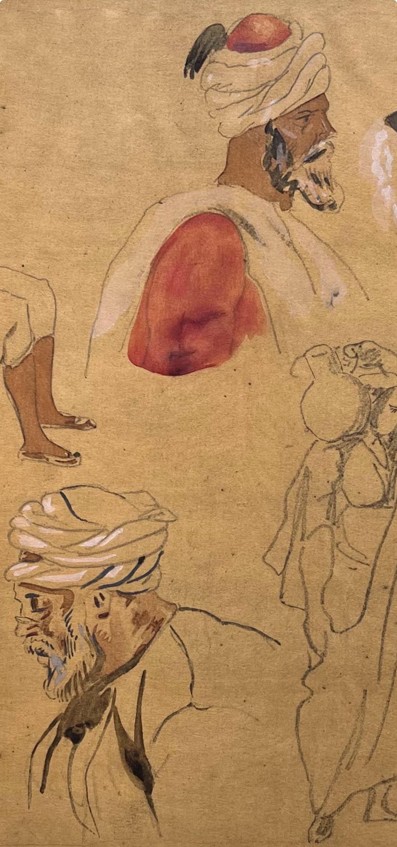 Eugène Delacroix, Composition, Trente et un Dessins et Aquarelles du Maroc, Limited Edition Lithograph