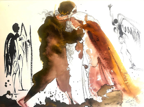 Salvador Dali, Composition (Michler/Löpsinger 1600; Field 69-3), Biblia Sacra, Limited Edition Lithograph